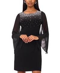 Msk Women's Embellished Crewneck Dress