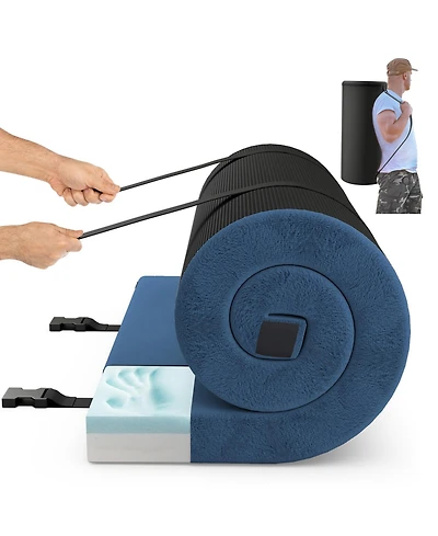 Skonyon Foldable Camping Mattress with High density foam Cushion and Anti-slip Bottom