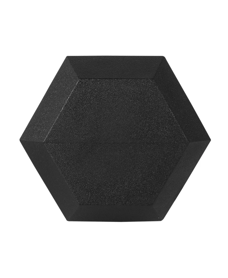 Signature Fitness Hex Dumbbells Strength Training Workout Equipment Set, 45 lbs