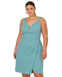 Adrianna Plus Sleeveless Midi Dress