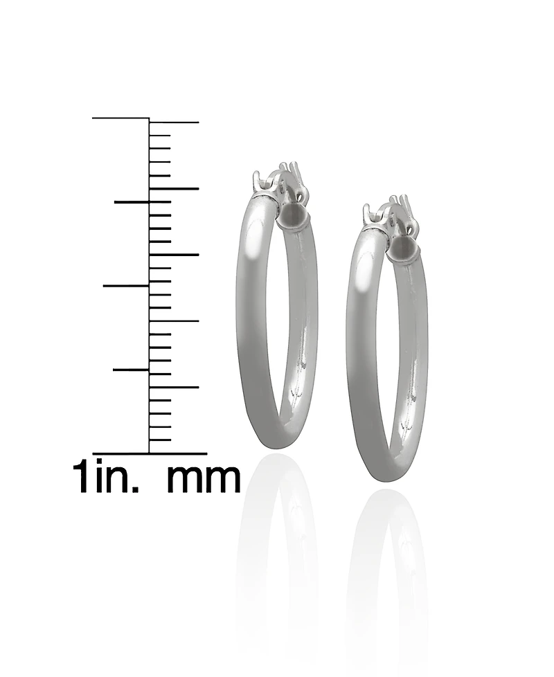 Macy's 3-Pc. Blue Topaz Hoop & Stud Earrings Set (3-4/5 ct. t.w.) in Sterling Silver