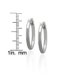 Macy's 3-Pc. Blue Topaz Hoop & Stud Earrings Set (3-4/5 ct. t.w.) in Sterling Silver