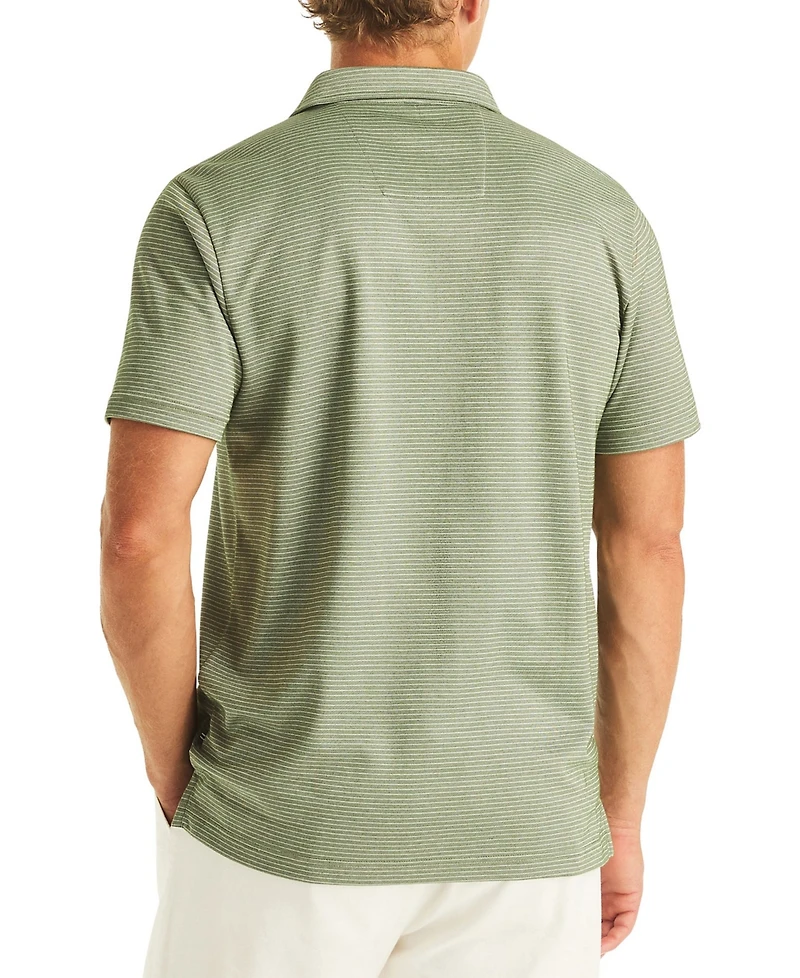 Nautica Men's Striped Golf Polo Shirt