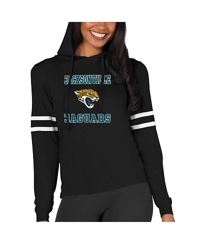 Women's Black Jacksonville Jaguars Marathon Lightweight Lounge Pullover Hoodie