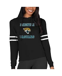 Women's Black Jacksonville Jaguars Marathon Lightweight Lounge Pullover Hoodie