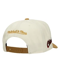 Men's Cream Chicago Bulls Ochre Dusted Double Two-Toned Pro Crown Adjustable Hat