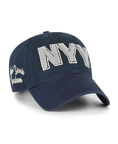 '47 Brand Women's Navy New York Yankees Zoey Clean Up Adjustable Hat