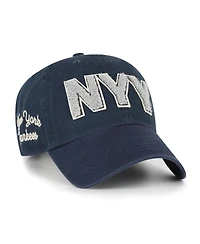 '47 Brand Women's Navy New York Yankees Zoey Clean Up Adjustable Hat
