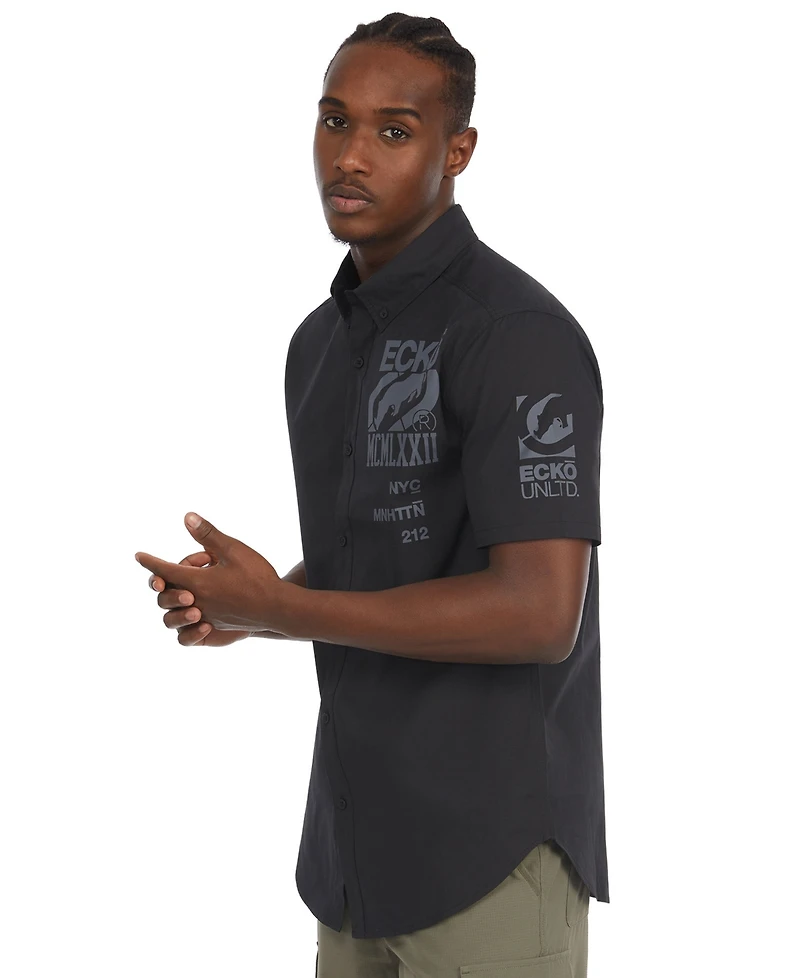 Ecko Unltd Men's Short-Sleeve Shirt