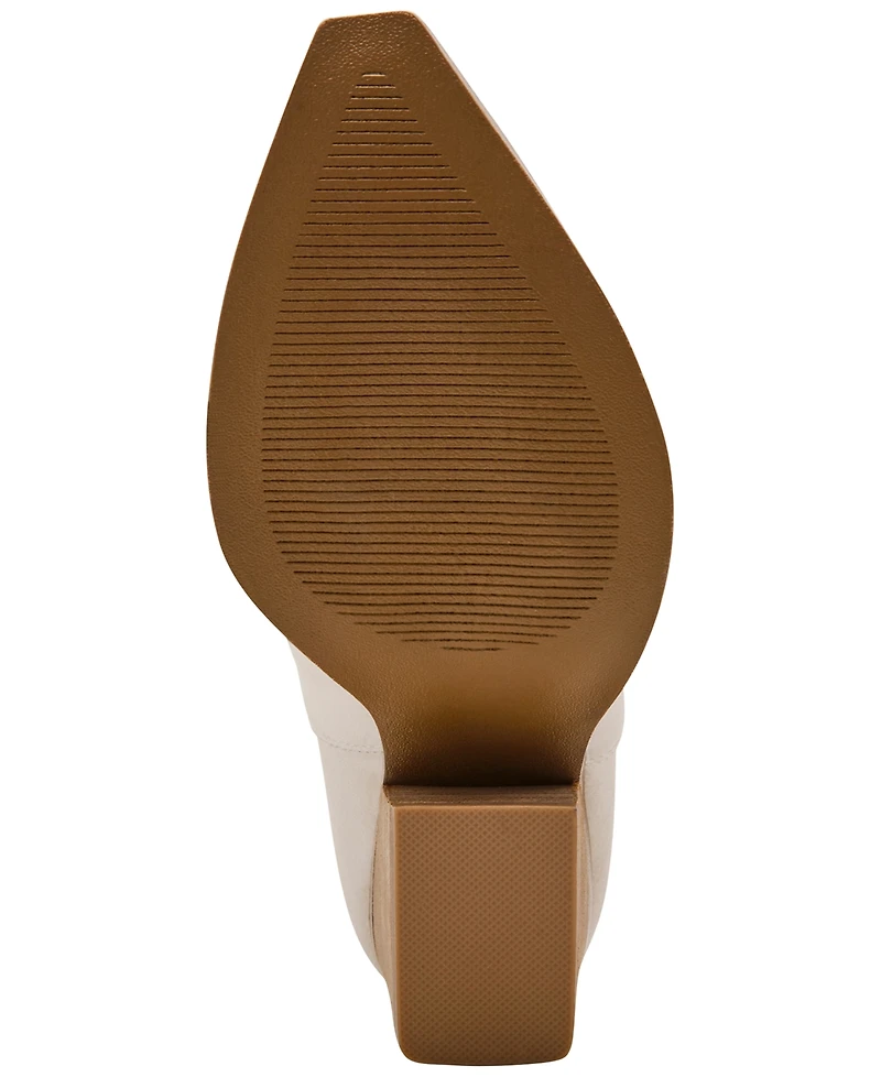 Dv Dolce Vita Women's Alessia Woven Pull-On Cowboy Western Booties