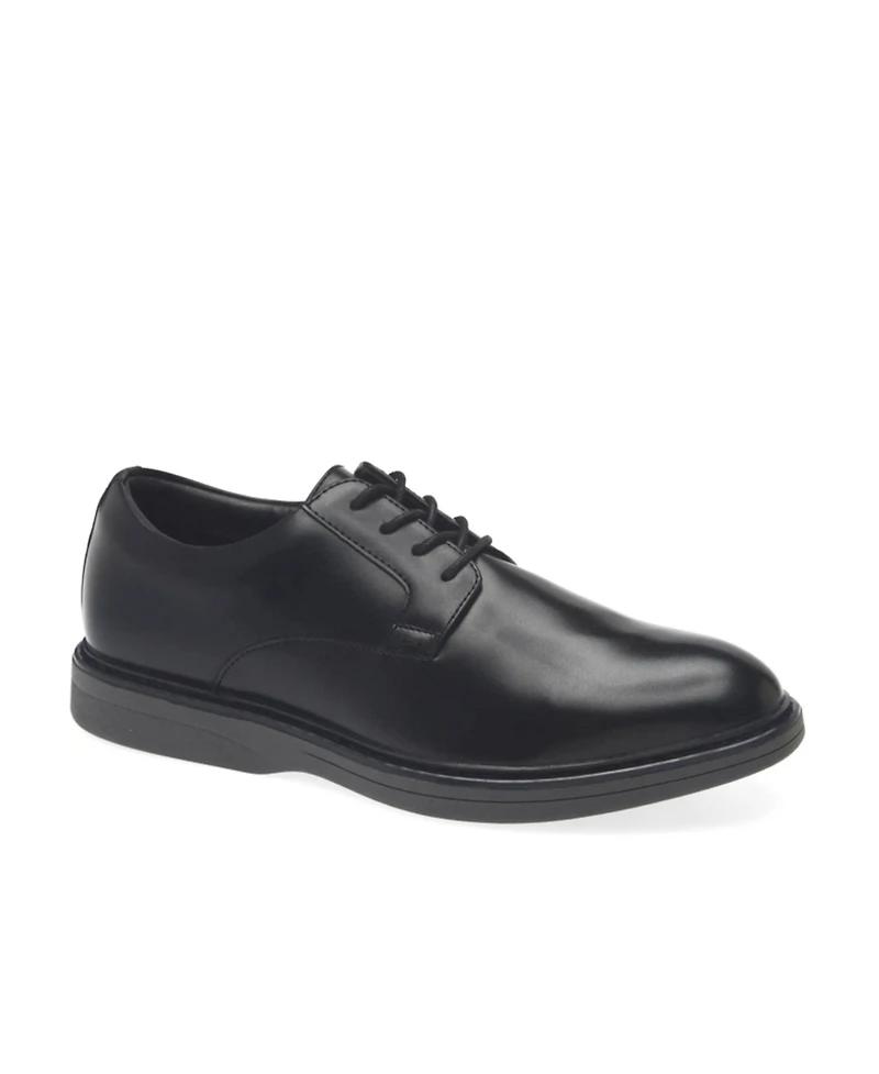 Rush Gordon Men's Lace Up Plain Toe Derby Shoes