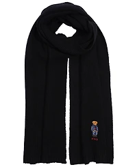 Polo Ralph Lauren Men's Solid Denim Bear Scarf