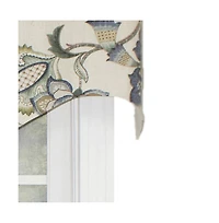 Ophelia Regal Style All Season 3" Rod Pocket Valance 50" x 17" Blue by Rlf Home