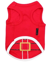 Parisian Pet Santa Outfit Holiday Dog T-Shirt