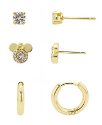Disney Minnie Mouse Crystal Earring Set