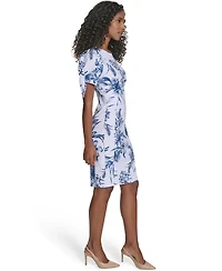 Calvin Klein Women's Crewneck Short-Sleeve Sheath Dress