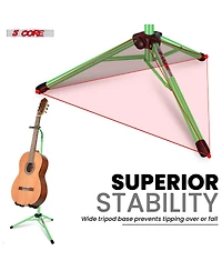 5 Core Guitar Stand Floor Foldingholder Soporte Para Guitarra for Acoustic Electric Bass