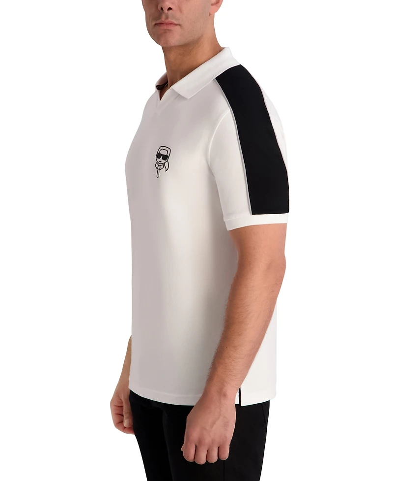 Karl Lagerfeld Paris Men's Jonny Collar Polo Shirt