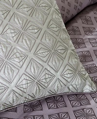 Madison Park Biloxi Geometric Jacquard 6-Pc. Duvet Cover Set, King/California King