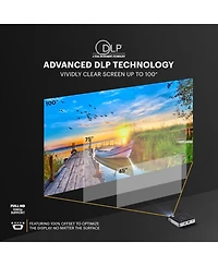 Kodak Luma 150 Pico Projector, Rechargeable Ultra Mini Projector w/60" Screen, Tripod & Case