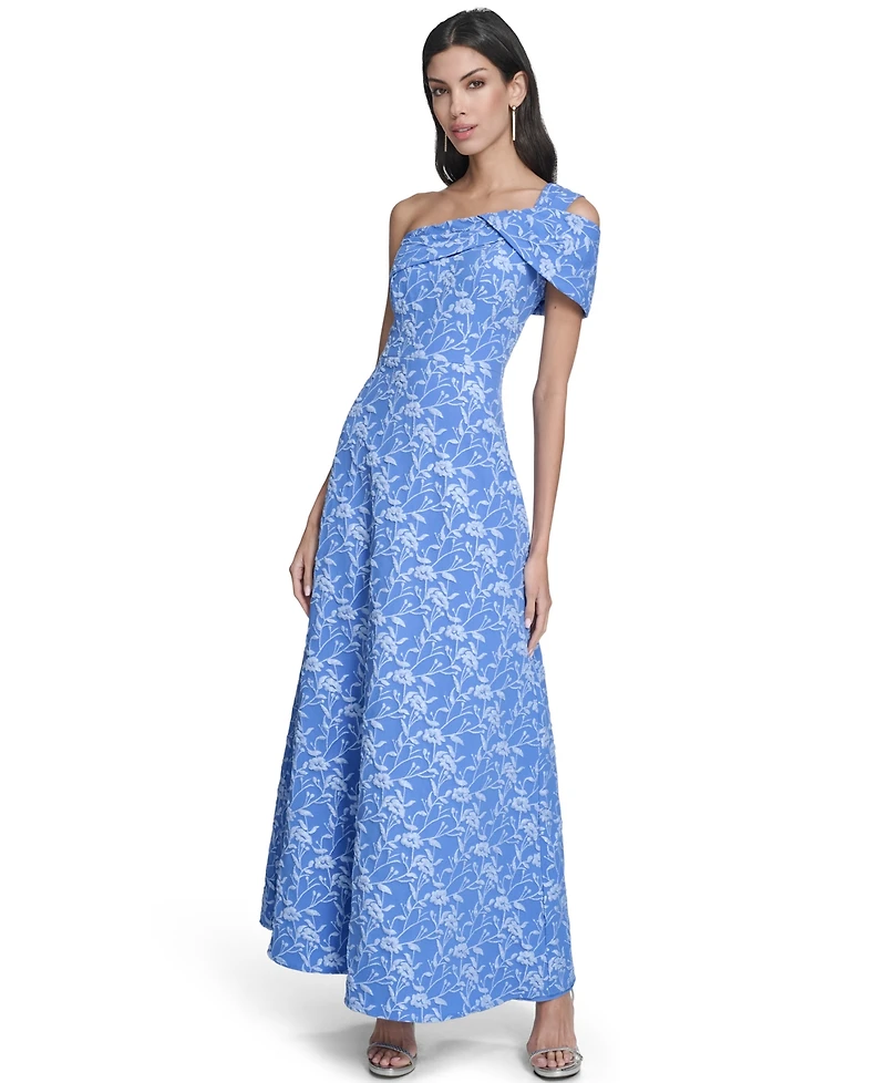 Eliza J Women's Asymmetrical One-Shoulder Ball Gown