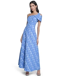 Eliza J Women's Asymmetrical One-Shoulder Ball Gown