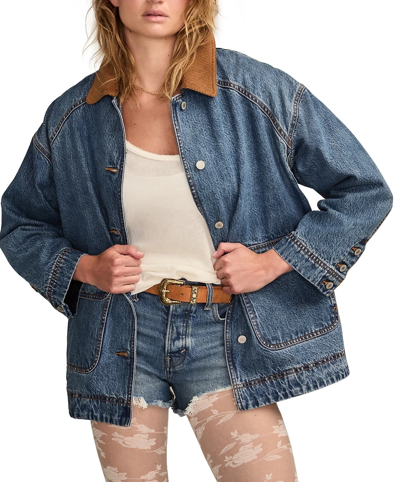 Lucky Brand Women's Legend Denim Barn Jacket
