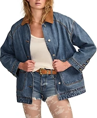 Lucky Brand Women's Legend Denim Barn Jacket