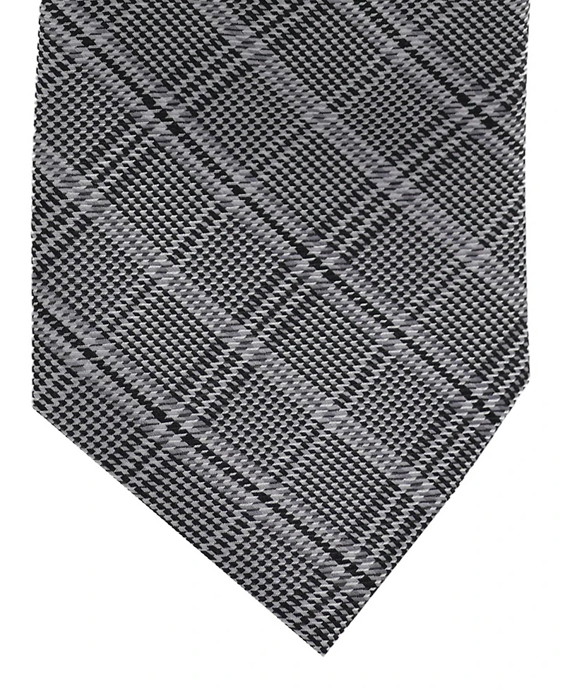 Karl Lagerfeld Paris Men's Glen Plaid Pattern Classic Tie
