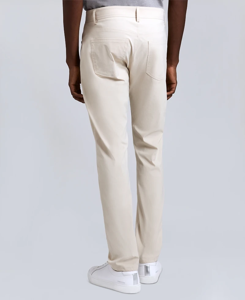 Kennth Cole Men's Slim-Tapered Fit Stretch Tech Pants