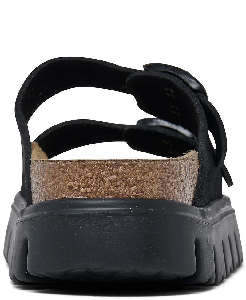 Papillio by Birkenstock Women's Arizona Chunky Suede Leather Platform Sandals from Finish Line