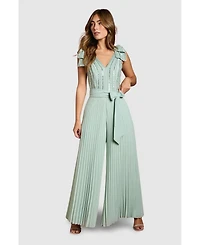 Coast Women's Embellished Bow Shoulder Jumpsuit