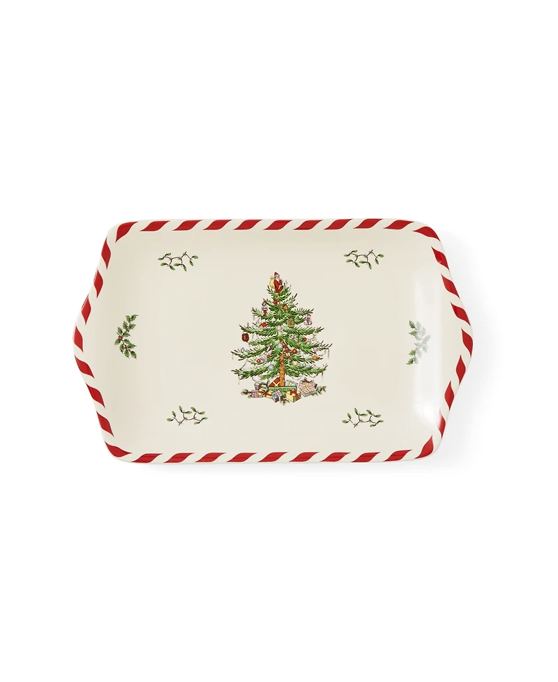 Spode Christmas Tree Dessert Tray