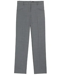 Boss by Hugo Women's Melange Virgin Wool Relaxed-Fit Pants