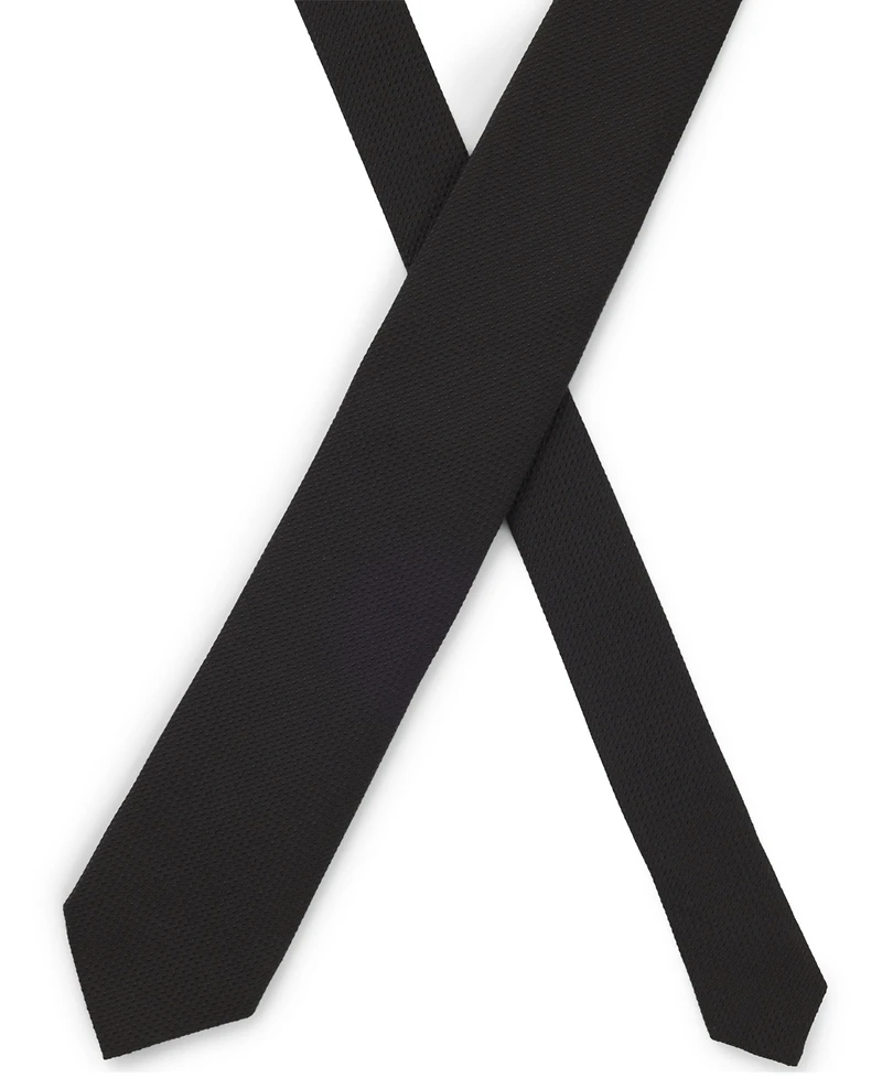 Boss by Hugo Men's Cotton Silk Structured Tie