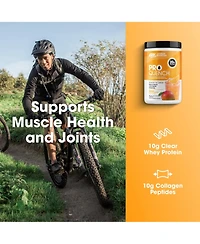 Optimum Nutrition Pro Quench Whey + Collagen Protein Powder, Tropical Orange Mango, 16 Servings