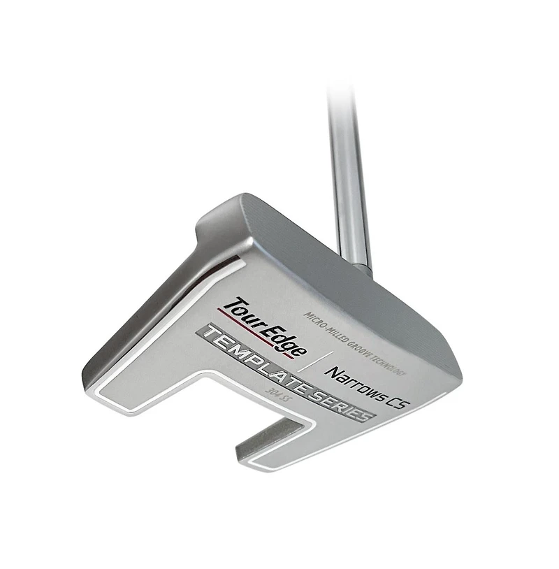 Tour Edge Template Narrows Center Shaft Silver Mens RIght Hand Putter