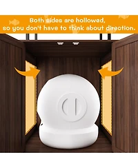 Homsee Storage Cabinet with Shelves, Large Open Storage & Doors Used for Pet