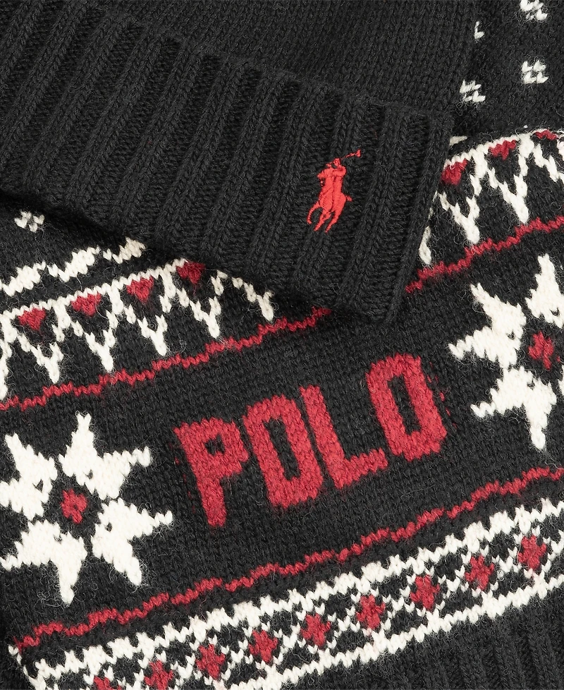 Polo Ralph Lauren Men's Nordic Beanie and Scarf Gift, 2-Piece Set