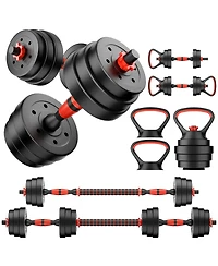 Sugift 45LB 4-in-1 Adjustable Dumbbell Set