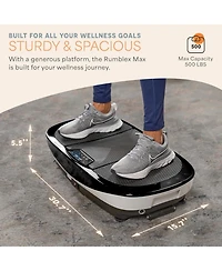 LifePro Rumblex Max 4D Vibration Plate with Resistance Bands – Full Body Workout for Fitness, Shaping, Recovery & Weight Loss