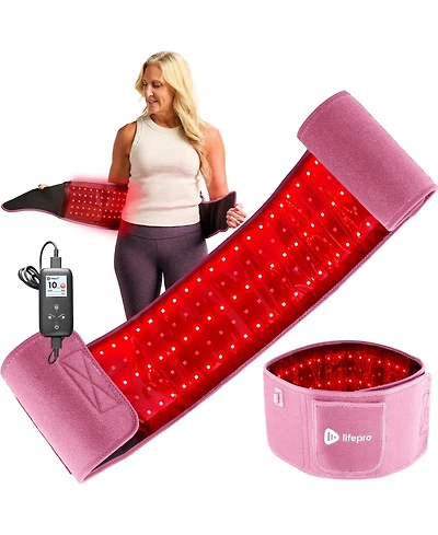 LifePro Red Light Therapy Belt - Near Infrared & Red Light Therapy for Muscle Relaxation, Inflammation & Circulation