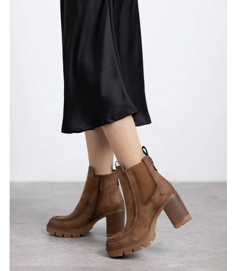 Xti Women's Heeled Chelsea Booties