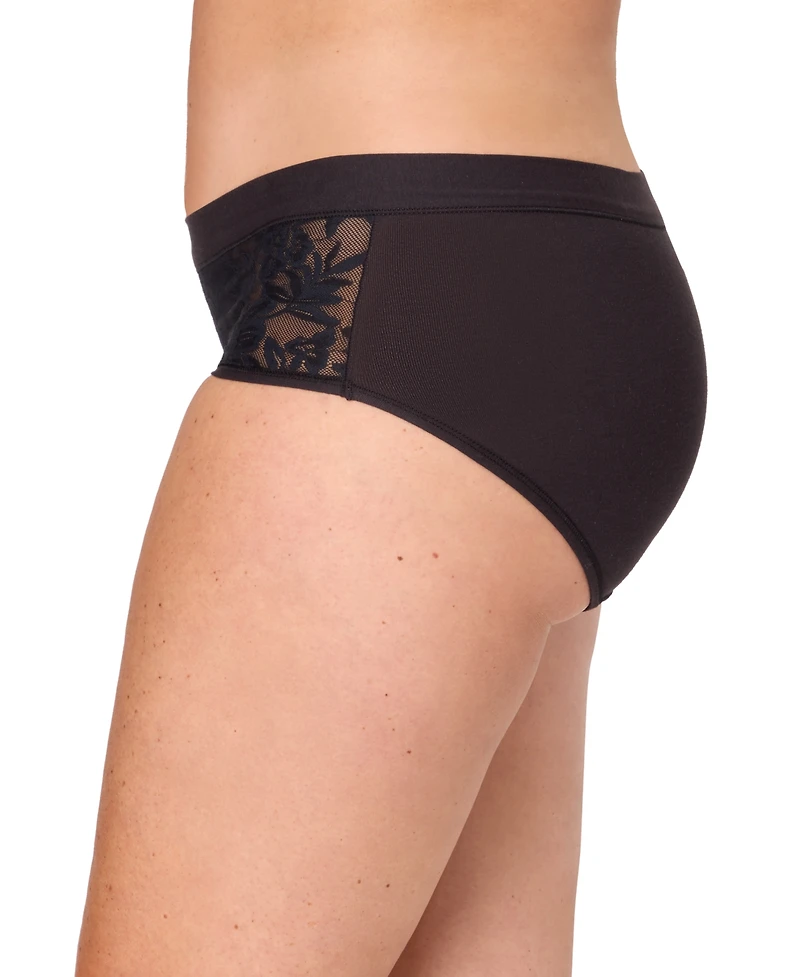 Bali Women's Breathe Lace Hipster Underwear