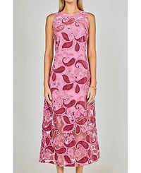 endless rose Women's Lace Cami Maxi Dress