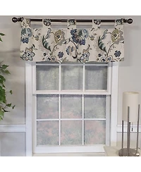 Rlf Home Ophelia Tab Valance All season 4" Tab Valance 45" x 15" Iris Blue