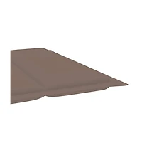 vidaXL Patio Sun Lounger Natural wood Solid acacia wood Double