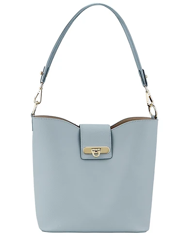 GiGi New York Isabel French Calfskin Leather Bucket Bag