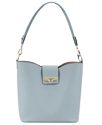GiGi New York Isabel French Calfskin Leather Bucket Bag