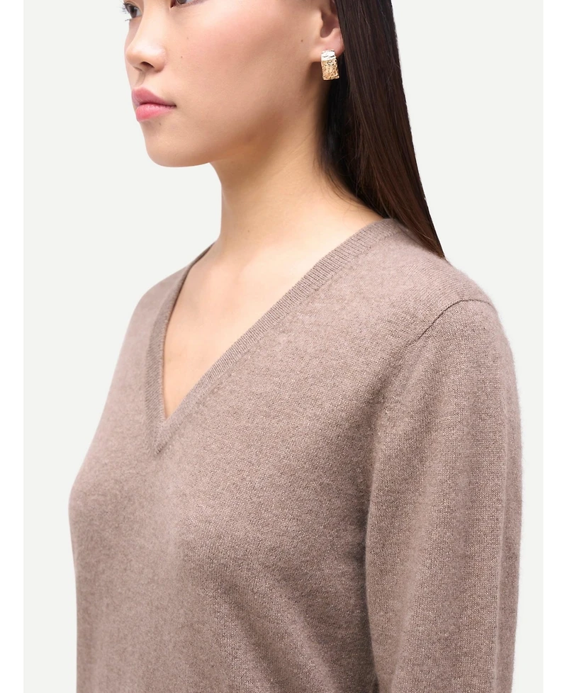 Gobi Cashmere Women's Timeless Cashmere V-Neck Sweater